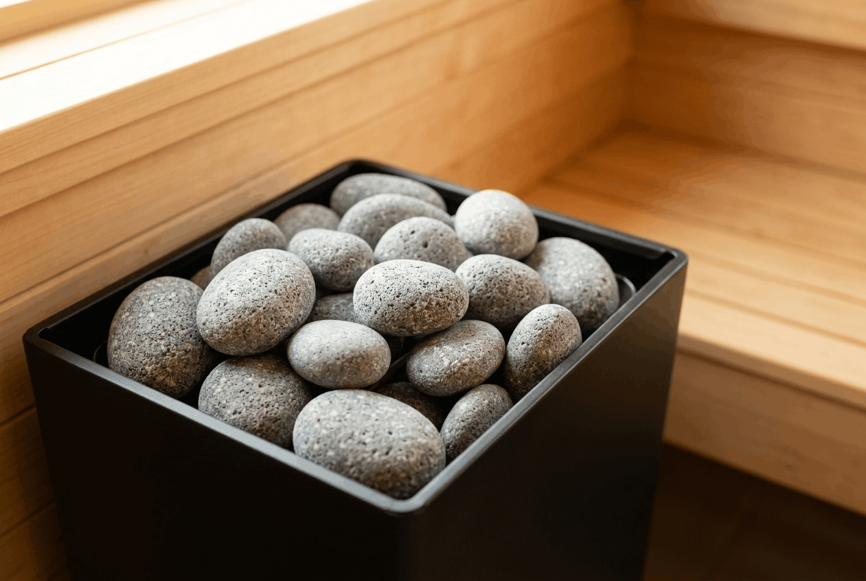 How to Arrange Sauna Stones: The Right Way to Stack