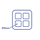 810nm near-infrared wavelength illustrated as one section of a quad-chip LED