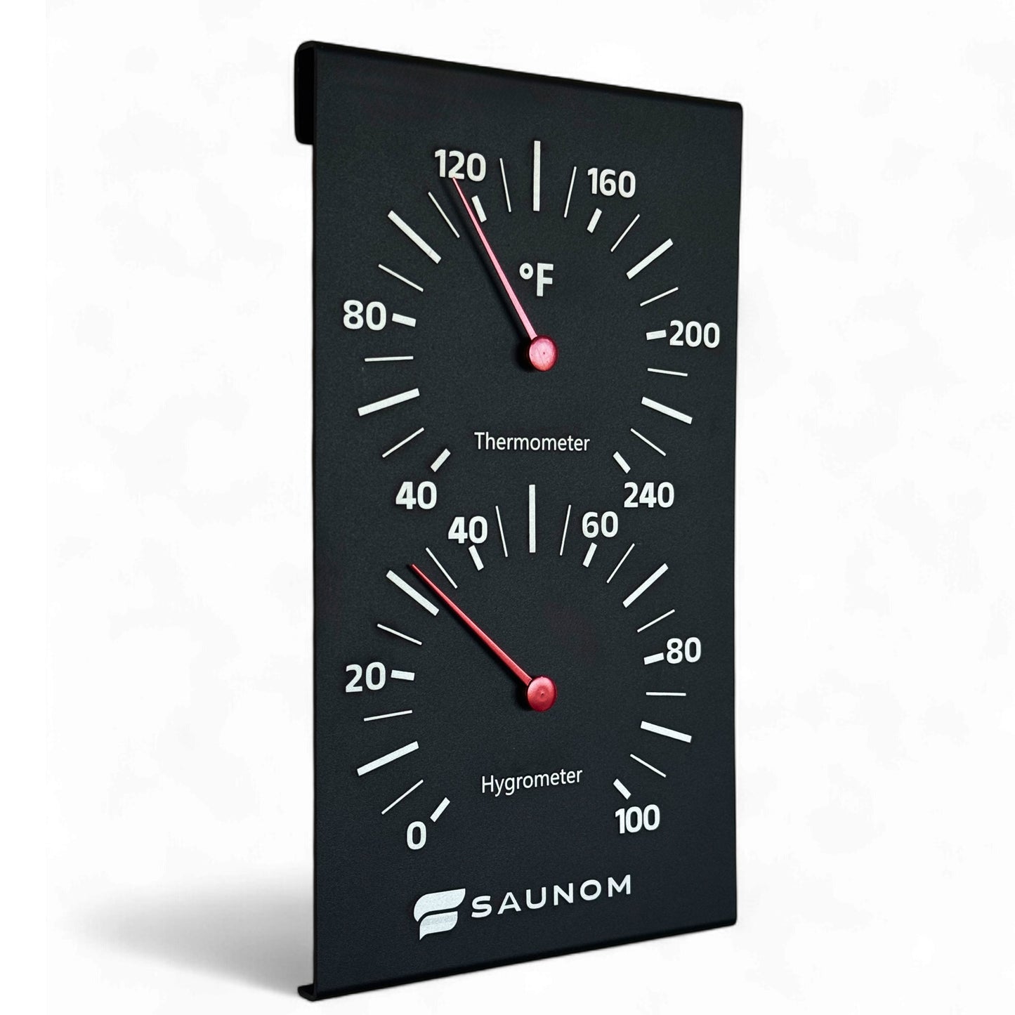 Premium Aluminum Sauna Thermometer & Hydrometer