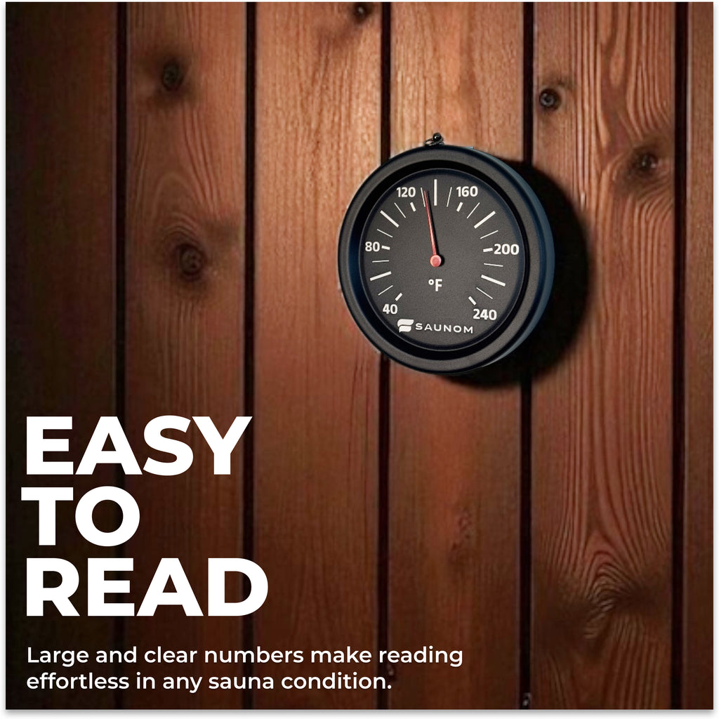 Valo™ Sauna Rounded Thermometer & Hydrometer