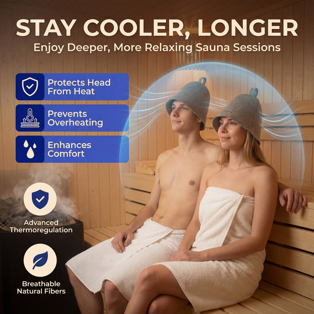 Havu™ Merino Sauna Hat (Grey)