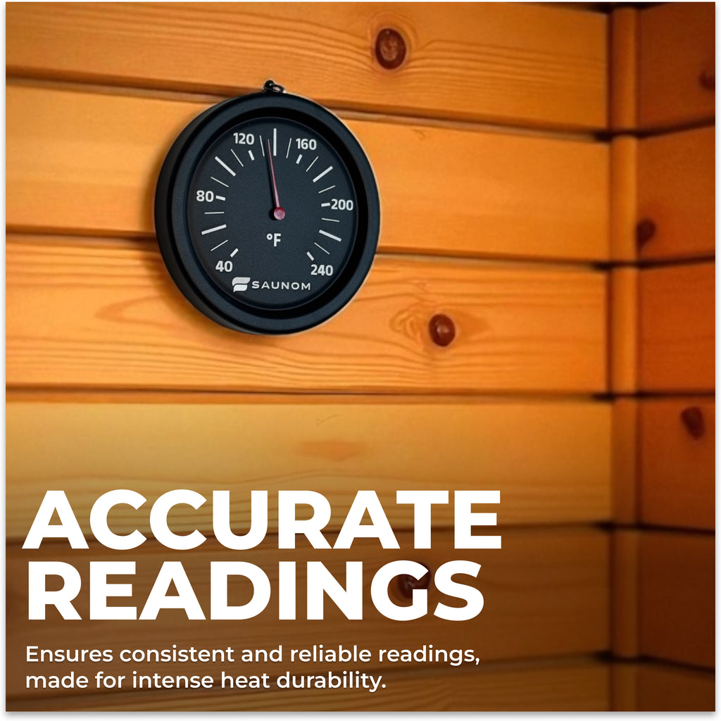 Valo™ Sauna Rounded Thermometer & Hydrometer