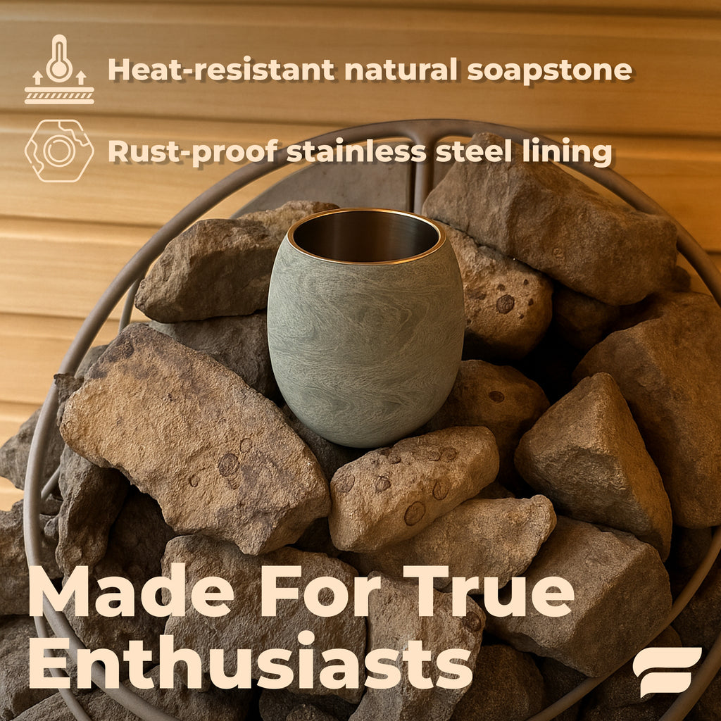 Rauha™ Stone Sauna Aromatherapy Cup