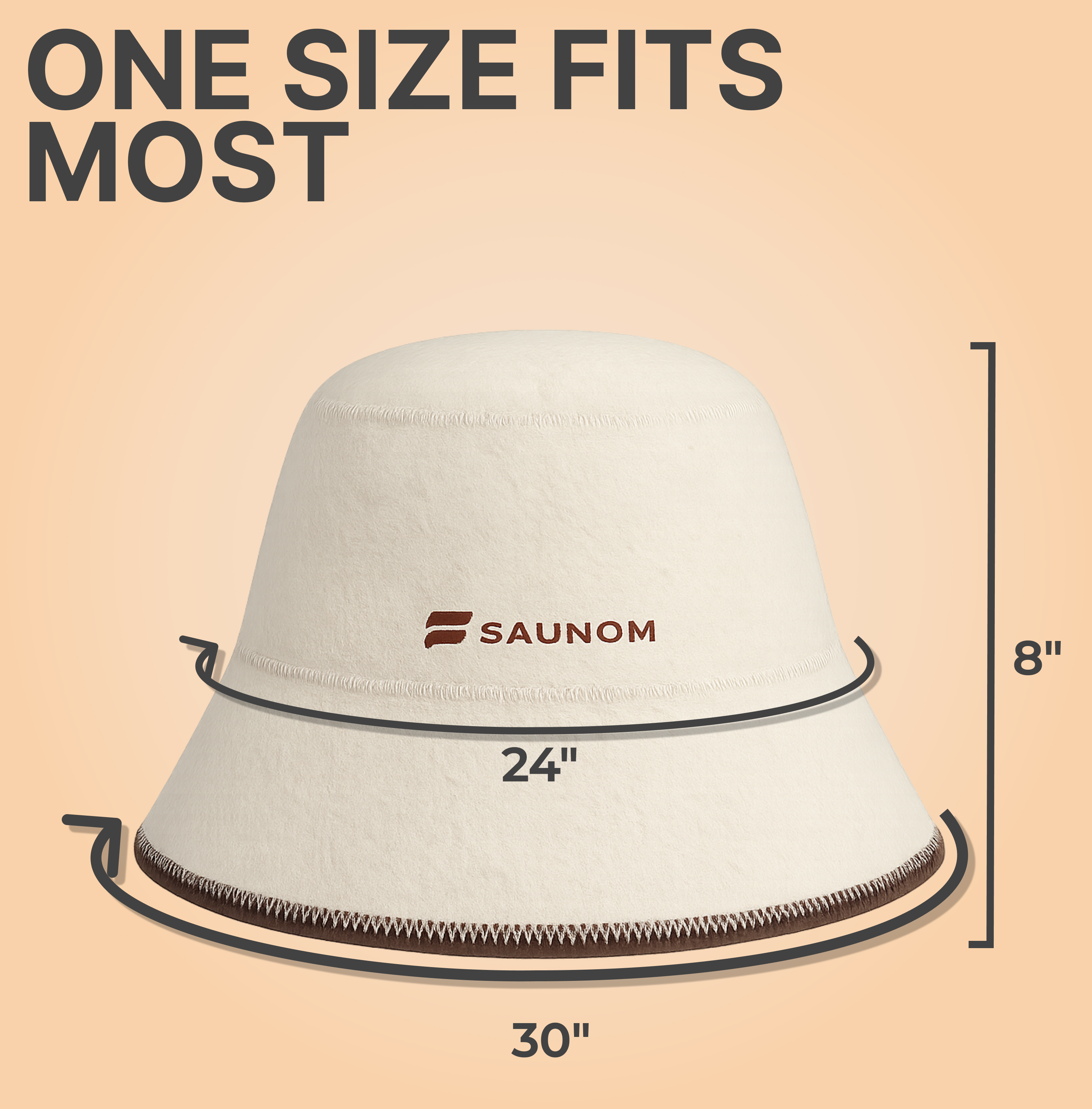 Wool Sauna Hat for Men and Women — 100% Natural Wool