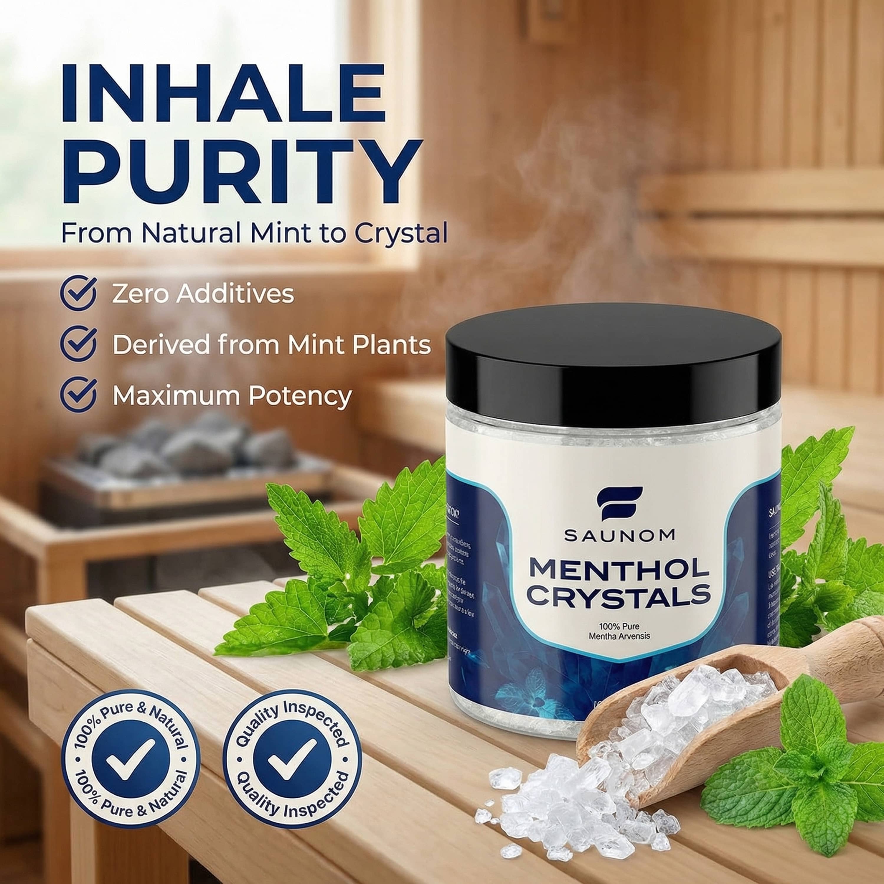 Rauha™ Sauna Menthol Crystals 7 oz