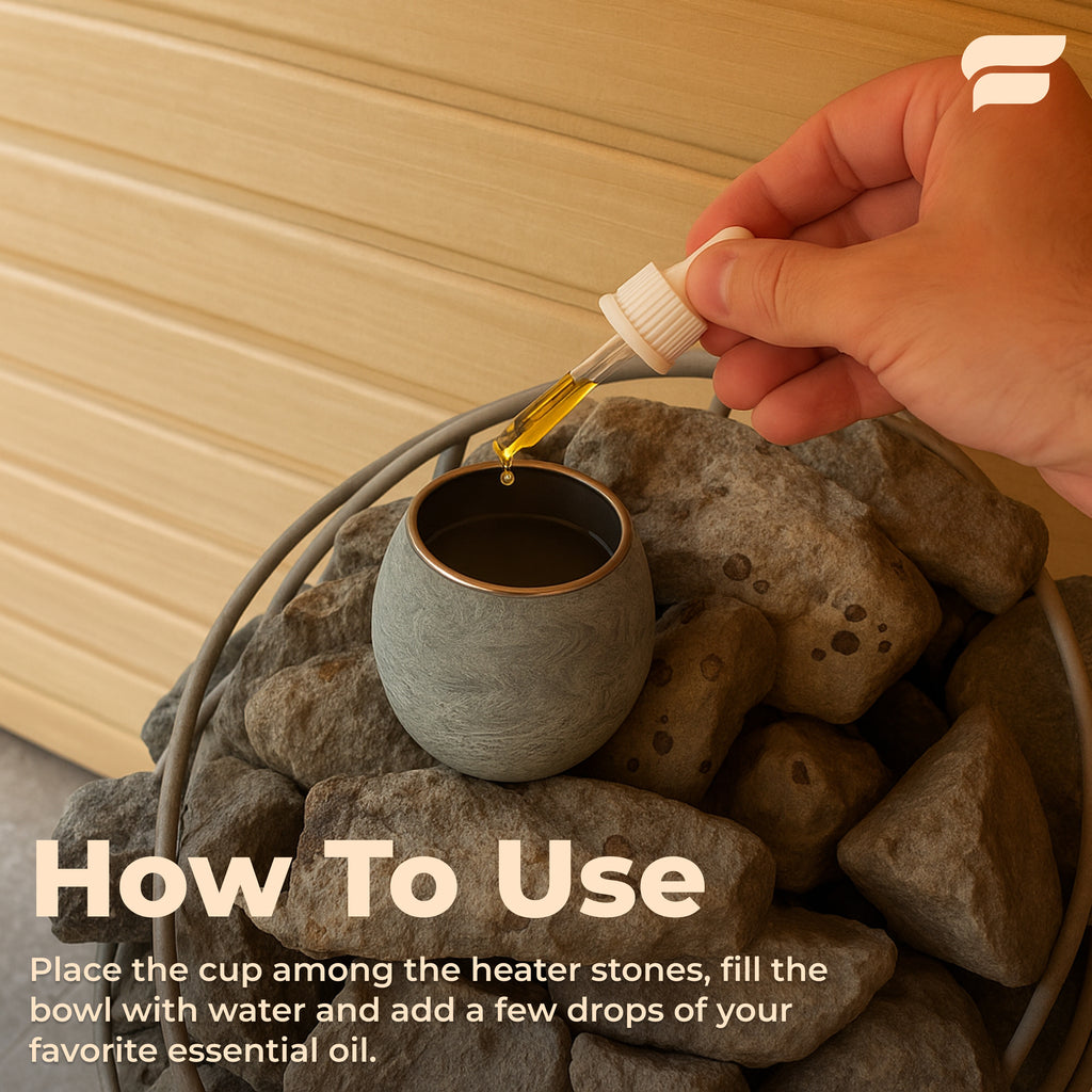 Rauha™ Stone Sauna Aromatherapy Cup