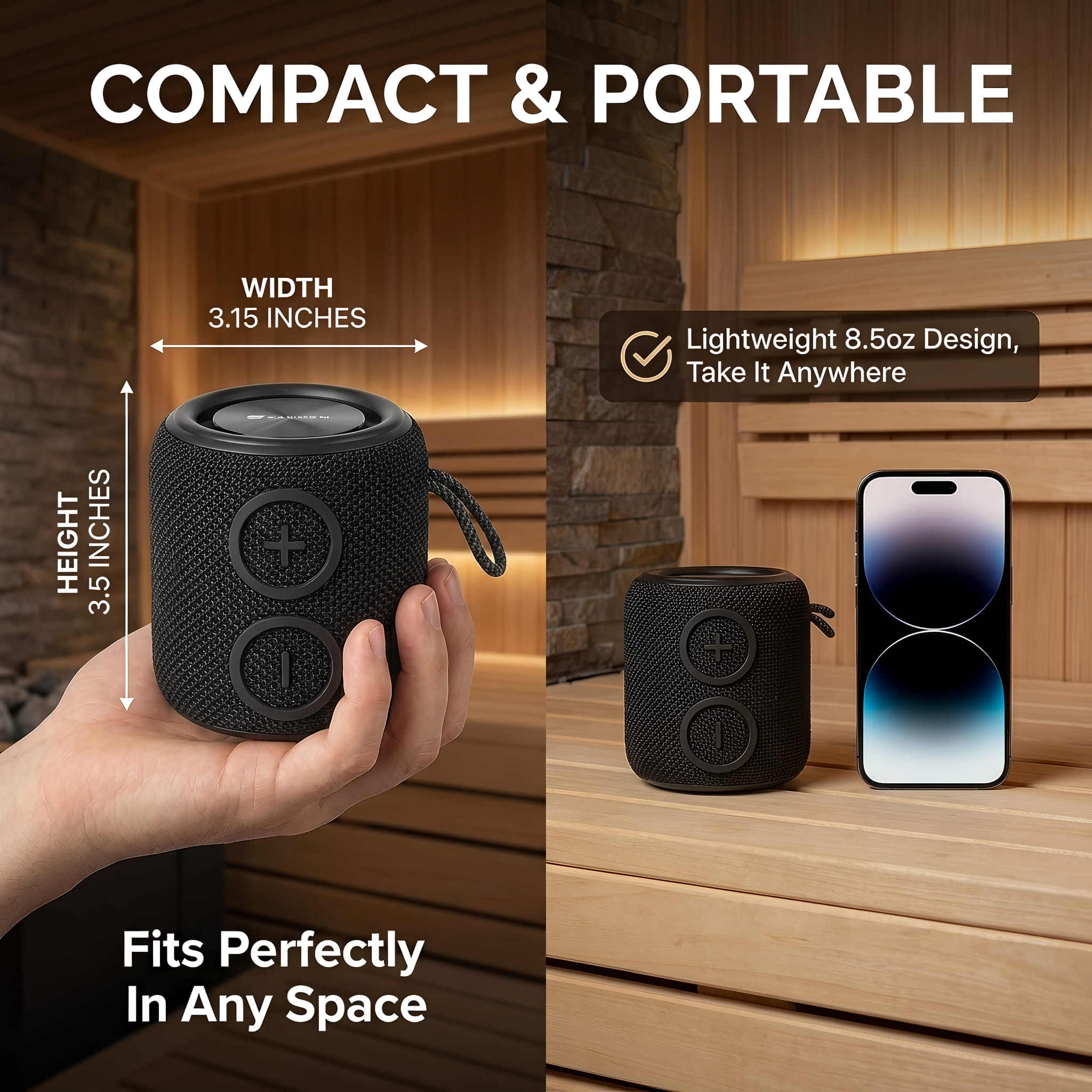 Kaiku™ Sauna Bluetooth Speaker