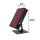 SAUNOM tabletop red light therapy panel dimensions showing 9.1 inch width and 12.6 inch height
