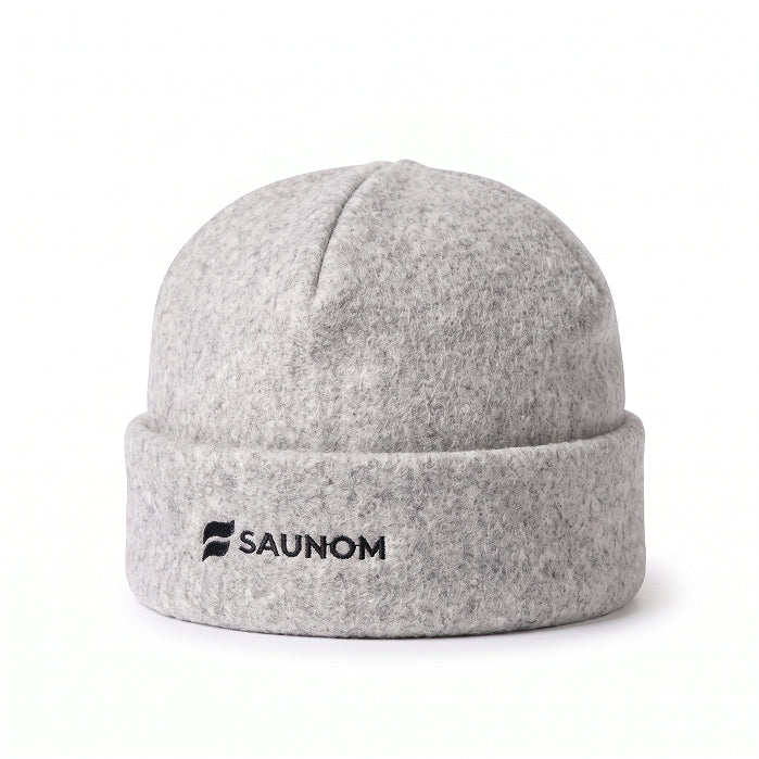 Grey Saunom Havu Beanie sauna hat, product view