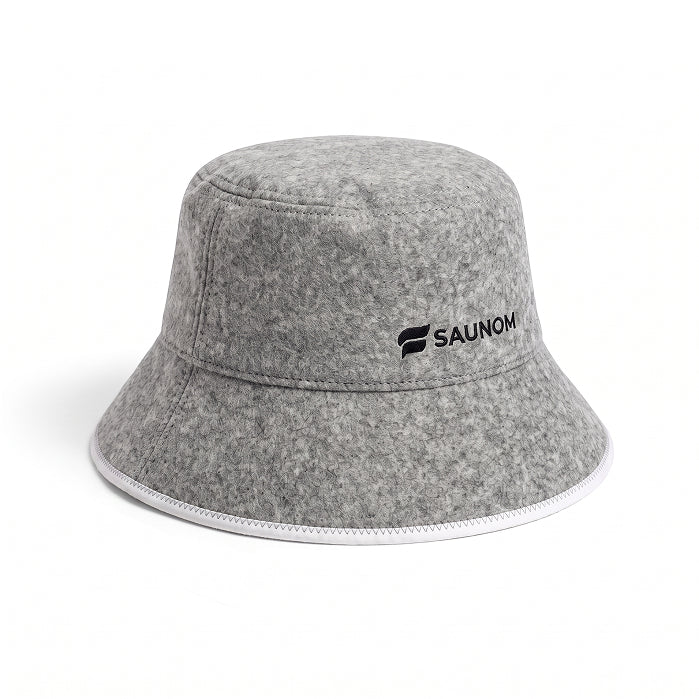 Grey Saunom Havu Classic Bucket sauna hat, product view