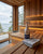 Ready-to-use sauna cleaner spray beside a cleaning cloth