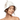 Studio portrait of a woman wearing a white SAUNOM merino wool sauna hat with product tag